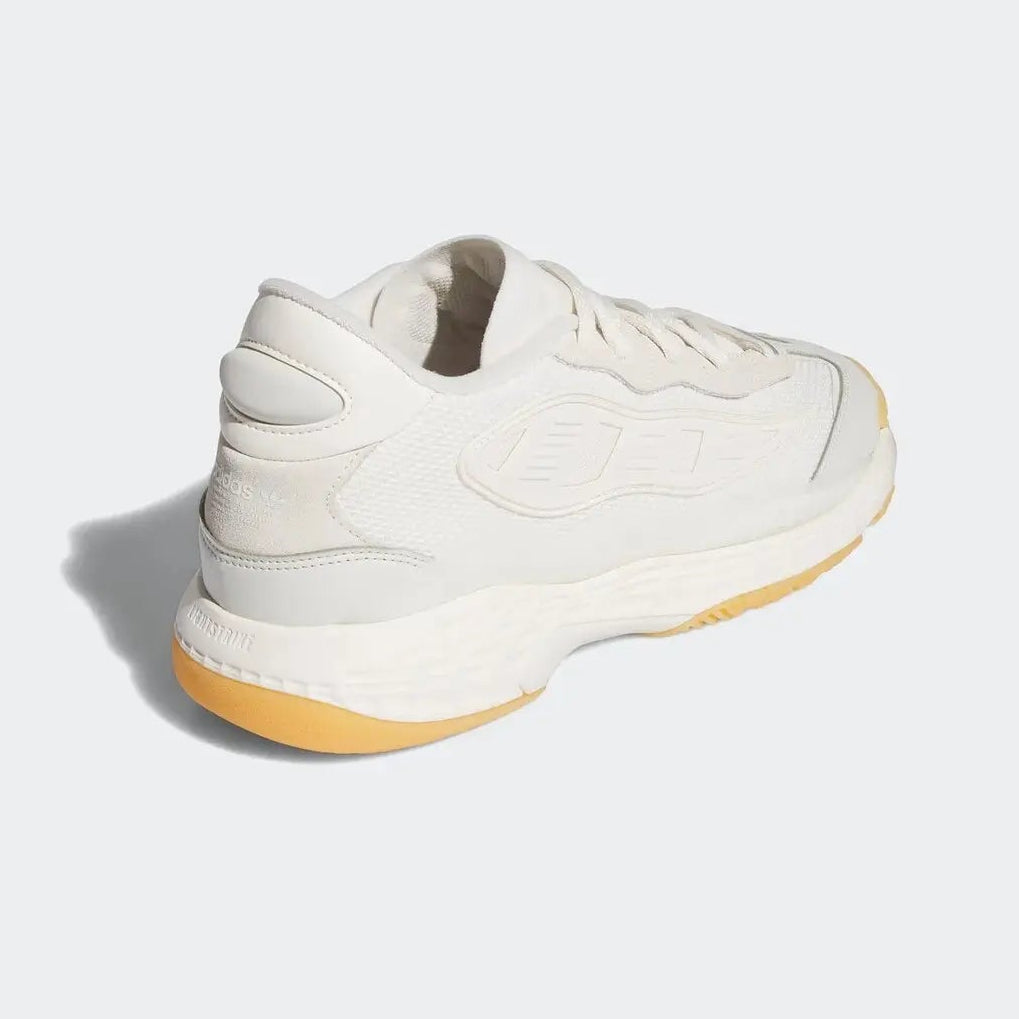 Adidas Originals Niteball 3 unisex sport shoes in white with distinctive translucent sole.