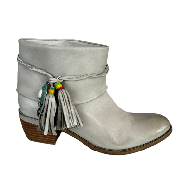 Ciocate dama din piele naturala, gri -Rebecca White, T0602A Grigo