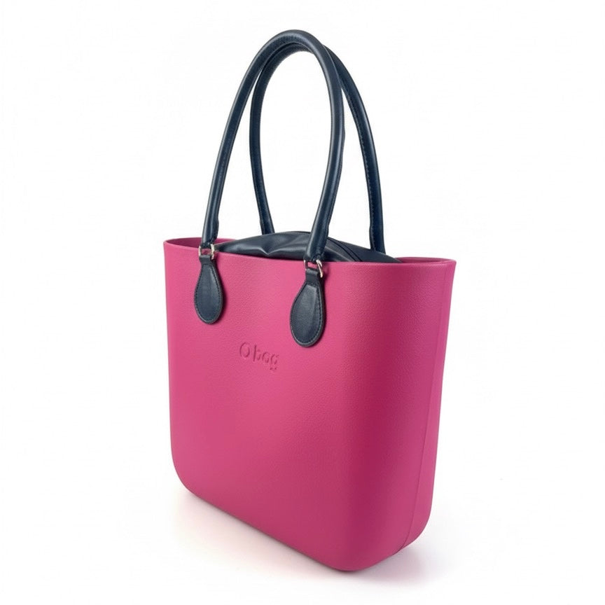 Obag large pink shoulder bag for women with detachable handles, stylish and versatile for summer 2025.