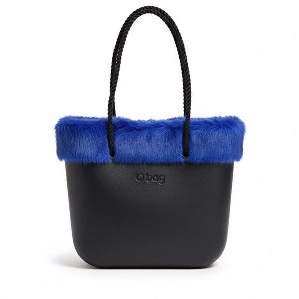 O bag, Geanta de umar mare pentru dama cu manere detașabile, negru