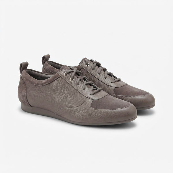 Pantofi dama din piele naturala, gri, Flipflop Grey