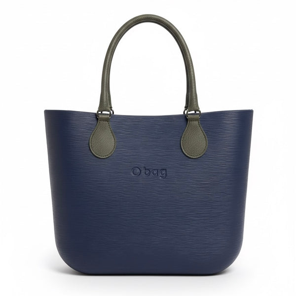 O bag, Geanta de umar mare pentru dama cu manere detașabile, albastru