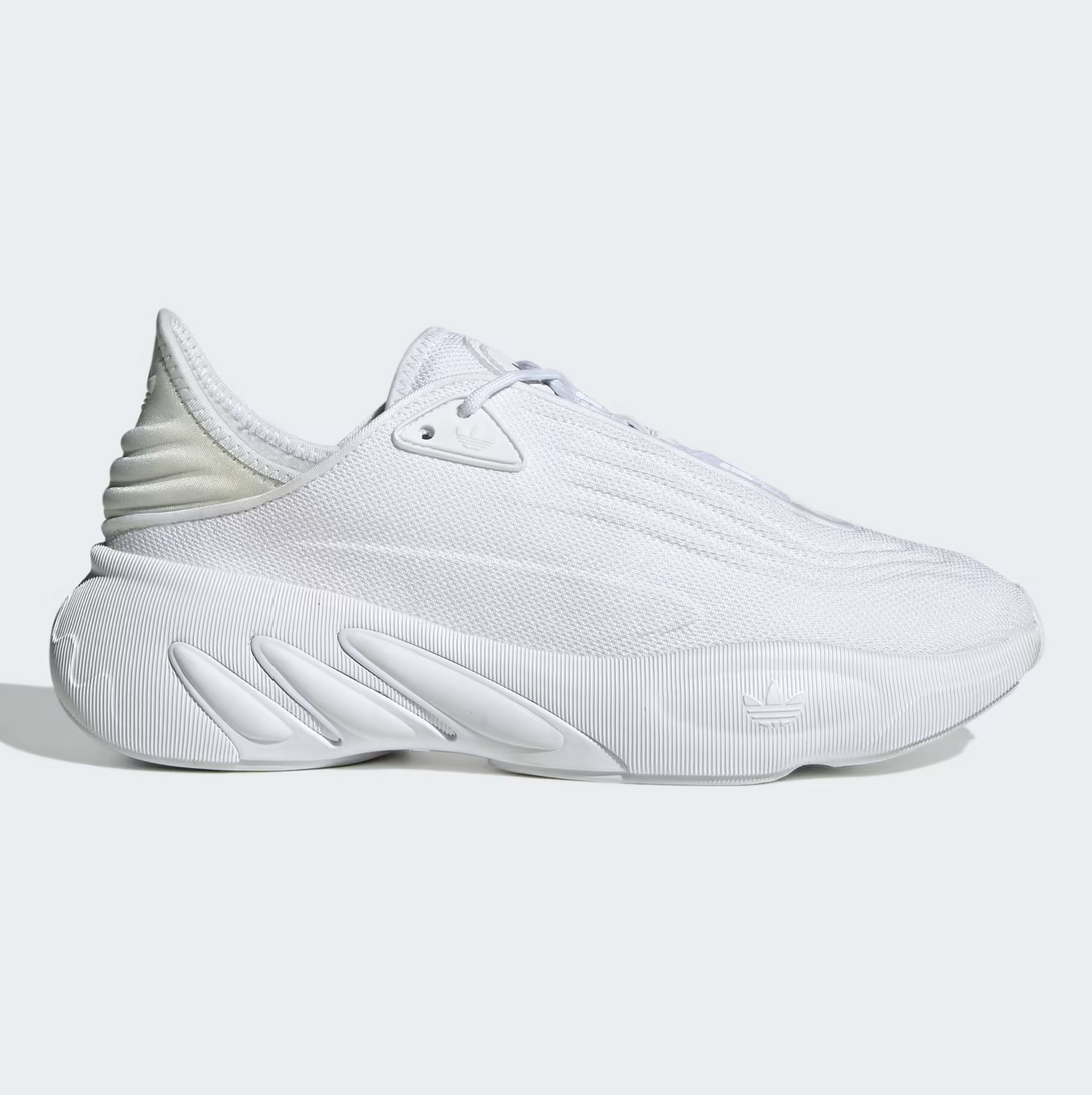 Adidas ADIFOM SLTN unisex alb sneakers design inspired by 90s footwear, perfect for urban outfits.