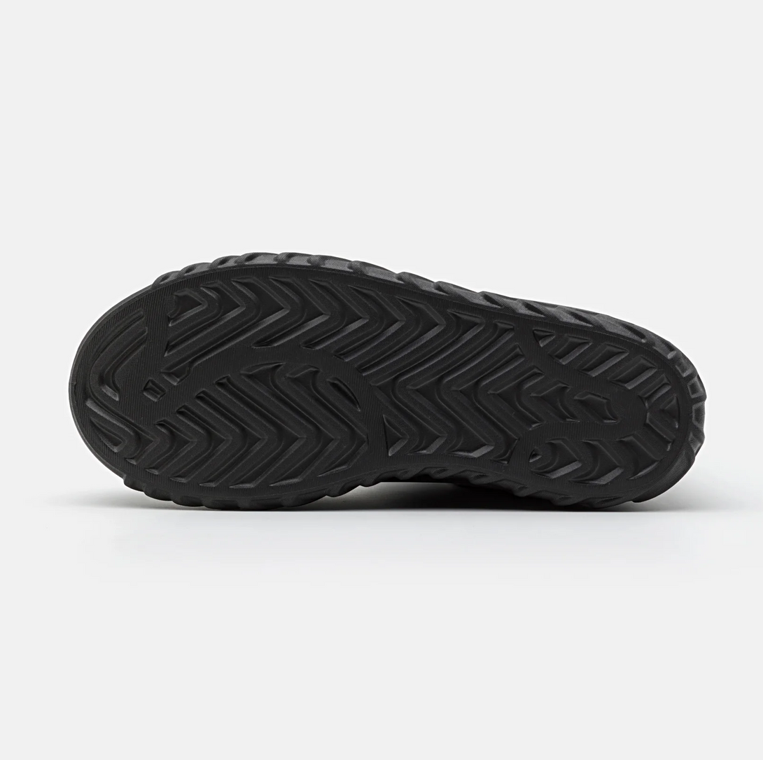 adidas ADIFOM SUPERSTAR BOOT unisex negru - underside view showcasing tread and design elements.