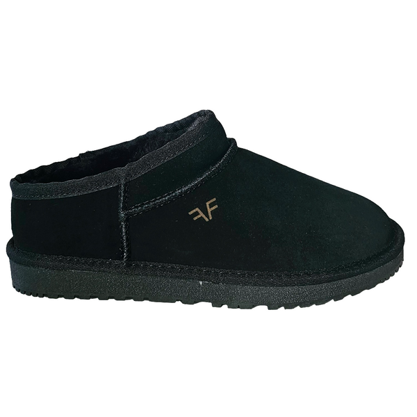 Ghete dama model ugg din piele naturala intoarsa, Talpa din cauciuc, Negru-Made in Italy, WD55-30-T/MOV Black