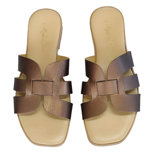 Papuci dama din piele naturala, Aramiu-Made in Italy, Valentina Rame-R14