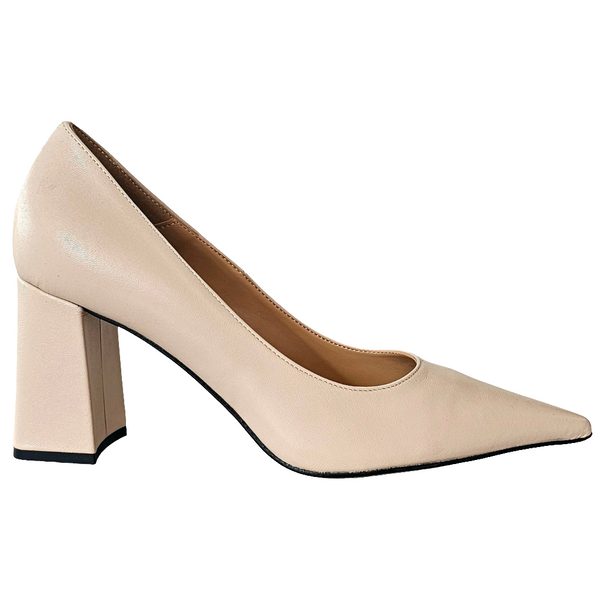 Pantofi dama din piele naturala, Nude-Altramarea, 62799 Nappa Nude