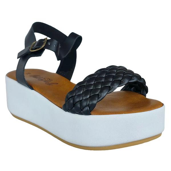 Sandale dama din piele naturala, Negru-Made in Italy, Art 1/9919 Neo/Nero, R8