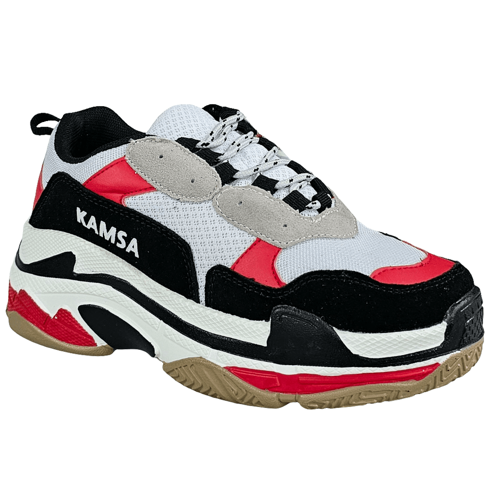 Pantofi sport unisex din piele naturala, Talpa usoara, Kamsa