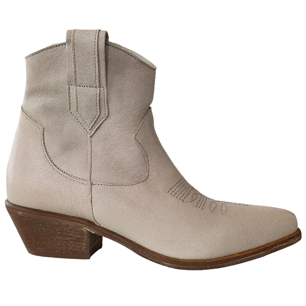 Ciocate dama din piele naturala, Toc mic, Taupe-Riccianera, Art 2083 Pelle Lavato Taupe T40
