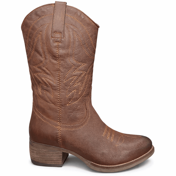 Ciocate dama din piele naturala, Coniac-NOTRE-V, KI-4542 Cognac - încălțăminte elegantă din piele naturală.