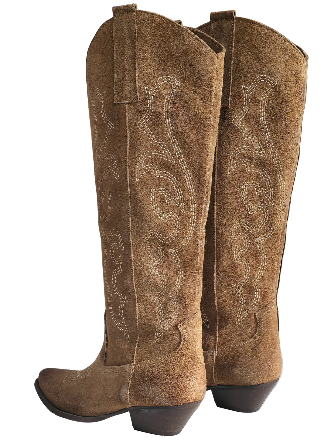 Ciocate dama din piele naturala intoarsa, Cappuccino-Riccianera, Art RCN012 Crosta Taupe, R1 - vedere din spate.