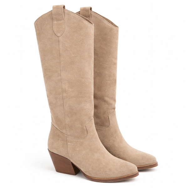 Ciocate dama din piele naturala intoarsa, model perforat de vara, bej, Riccianera 605 Visione.