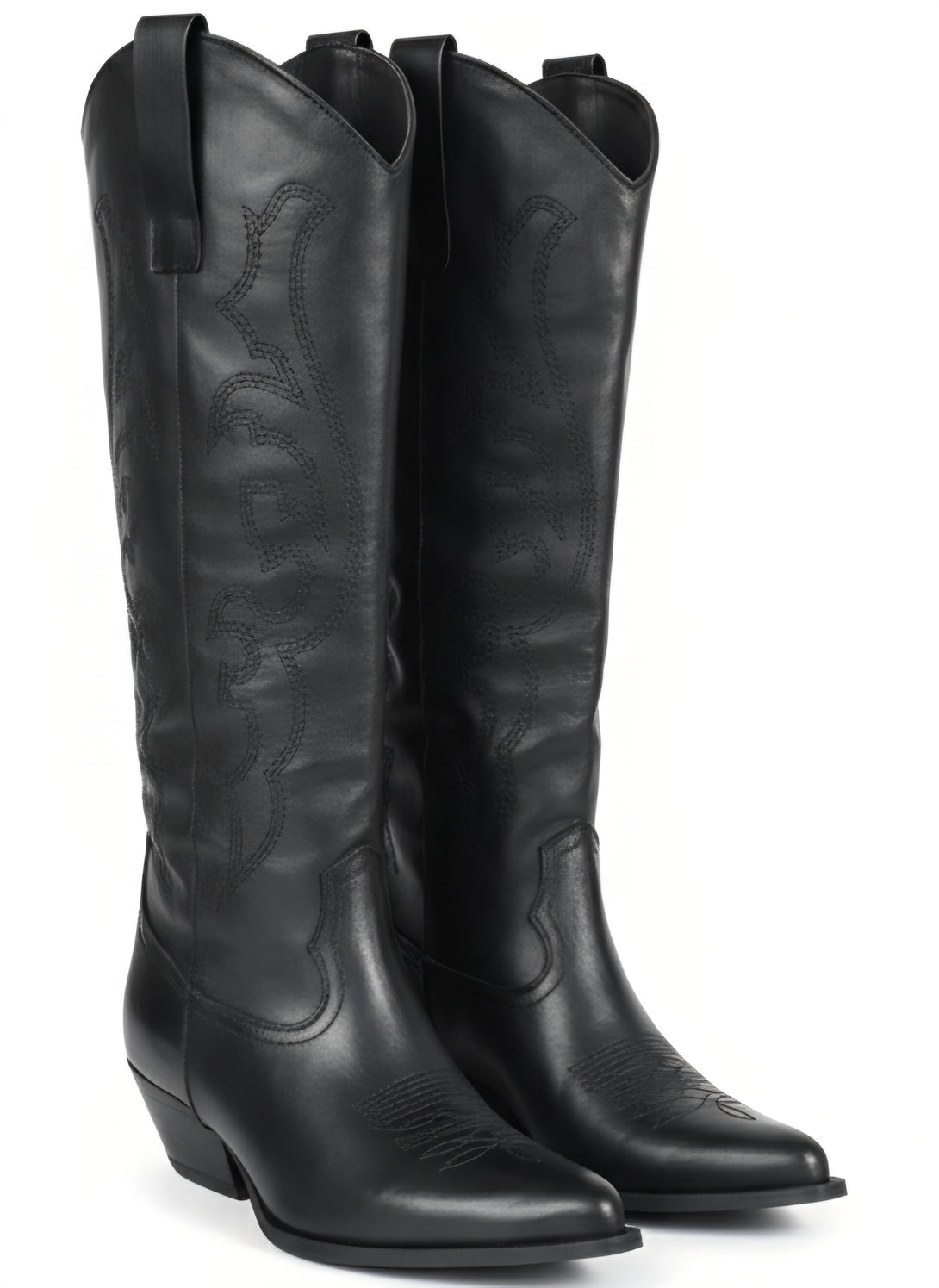 Ciocate dama din piele naturala, Negru-Riccianera, Art RCN012 Pelle Nero, R1 - cizme din piele naturala, elegant design.