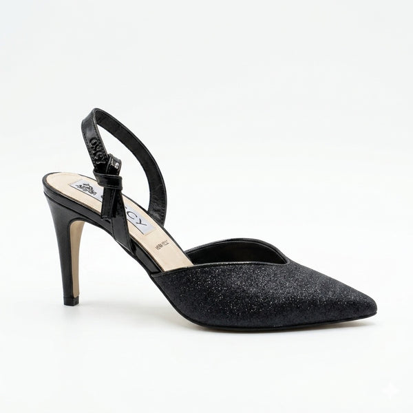 Pantofi dama cu toc mic, negru, Osey Sand AG08 Yes