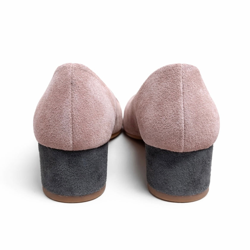 Pantofi dama din piele naturala, roz - KENTIA Rosa
