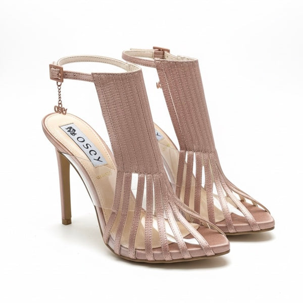 Pantofi dama cu toc inalt, nude, Osey Sand AG15YES, cu design elegant si toc de 11 cm, perfecti pentru colectia Toamna 2024.