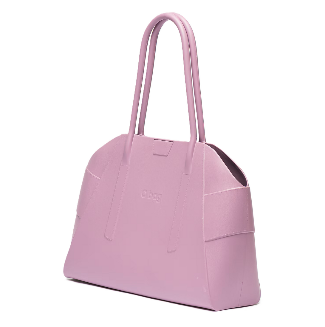 O bag mov, geanta de umăr pentru dama, design modern, material durabil, colectia Vara 2025, usor de intretinut.