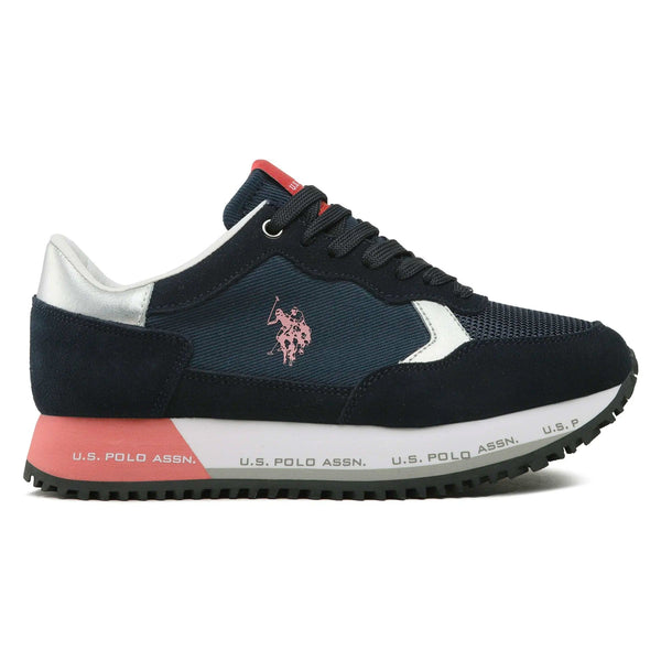 U.S. Polo Assn. Dark Blue Sneakers CLEEF004B, albastru, femei